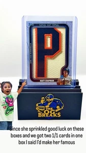 2025 Topps Matt Chapman 1/1 Game Used Letter Patch 'P' Giants OG - Picture 1 of 3
