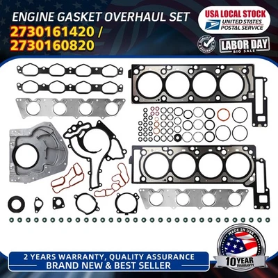 Automotive Cylinder Head Gasket Set For Mercedes-Benz 5.5L 2730161420 Replace - Image 1 of 4