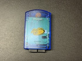 Mad Catz Dreamcast Memory Card VMU Compatible Blue Transparent Untested