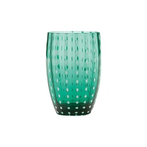 ZAFFERANO Perle Set 6 Gläser Tumbler Grün - Bild 1 von 3
