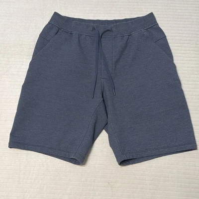 Pantalones Cortos Deportivos Lululemon City Para Hombre Talla L Jaspeados Azul Marino Verdadero 9" Entrepierna M7A74S Usados en Excelente Condición Foto 1 de 4