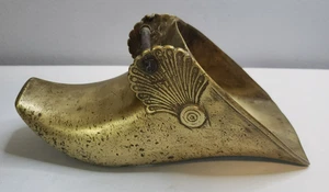 Spanischer Steigbügelschuh im Konquistador-Stil Messing verziert - Bild 1 von 7