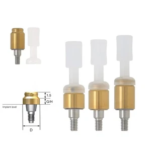 Localizador de sobredentaduras dentales pilar se adapta a Zimmer TSV Ø4,5 mm placa de accesorio cónico - Imagen 1 de 23
