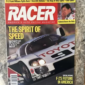 Racer Magazine October 1992 The Spirit of Speed Juan Fangio AAR Toyota Team - Picture 1 of 1