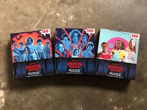 Stranger Things Puzzle Lot of 3 - 150 Pieces Each - Brand New Unopened - Picture 1 of 1