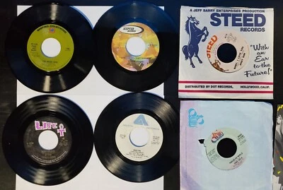 Lot of 6 Loose Single Records / Bay City Rollers / Andy Kim / P P & M 45rpm - Image 1 of 2