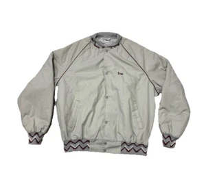 VTG West Ark Jacket Mens XL Snap Up GRAY Coat “Nothin Finer Than A Pipeliner” - Picture 1 of 7