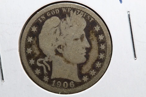 1906-D Barber Quarter G 3WYJ Cover