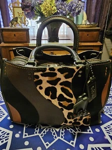 COACH 1941 ROGUE 30/31 LEOPARD PATCHWORK 32879 NWT - Picture 1 of 10
