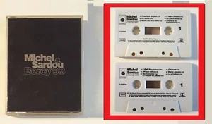 MICHEL SARDOU - DOUBLE CASSETTE RARE ♦ BERCY 93 ♦ + 1 Bonus Studio - Picture 1 of 5