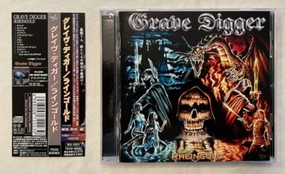 Grave Digger - Rheingold + 2 Bonus Tracks (Japan CD w/OBI) Refuge - Running Wild - Image 1 of 4