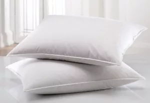LUXUS HOTEL QUALITÄT ÄGYPTISCHE BAUMWOLLE NICHT ALLERGEN PAAR FESTE BETTKISSEN - Bild 1 von 3