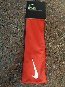 Nike Dri-fit Cooling Head Tie University Red Unisex One Size New Headtie - Picture 1 of 6