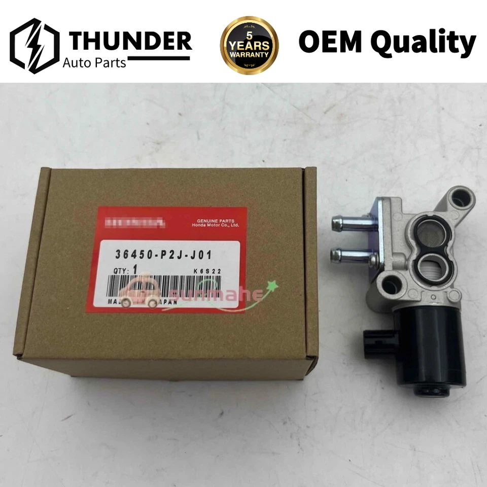 Válvula de controle de ar ocioso IAC 36450-P2J-J01 para Honda Civic Del Sol 1.6L 1996-2000 - Imagem 1 de 4