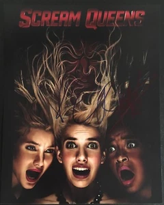 Emma Roberts & Kekeke Palmer Autogramm signiert Scream Queens Fotoposter 8x10 - Bild 1 von 1