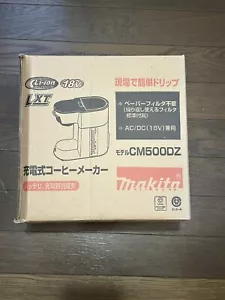 Makita 18V Rechargeable Coffee Maker CM500DZ AC100V Main Unit Only New Unopened - Picture 1 of 4