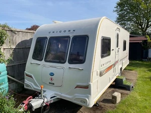 Bailey Unicorn Valencia Series 1 fixed bed 4 berth - Picture 1 of 24
