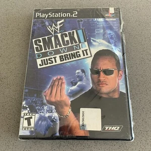 WWF Smackdown Just Bring It! PS2 Spiel Playstation 2 WWE Rock NEU SEALED RAR - Bild 1 von 8