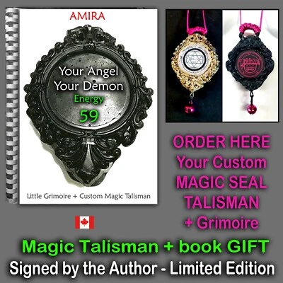 Antique Book Occult Psychology Occultism Witchcraft Angel Demon Seal Sigil Witch - Image 1 of 4