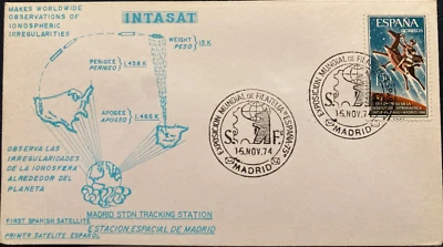 NASA MADRID SPAIN TRACKING CENTER FOR 1ST SPANISH SATELLITE INTASAT 15 NOV 1974 - Image 1 of 4