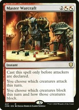 1x MASTER WARCRAFT - Commander - MTG - Magic the Gathering