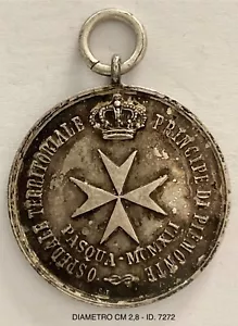 SOVRANO MILITARE ORDINE DI MALTA MED. OSPEDALE PRINCIPE DI PIEMONTE 1941 IIa G.M - Imagen 1 de 6