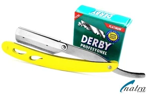 Rasiermesser + 100 DERBY Professional Rasierklingen Rasierer Rasur Razor - Picture 1 of 9