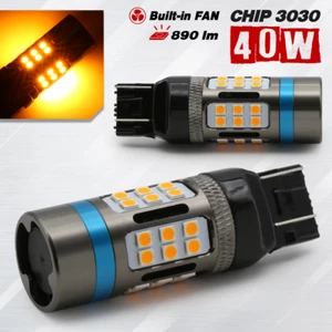 2x LED Canbus Libre de Errores 7443 7440 LED Ámbar Señal de Giro Frontal Bombillas - Imagen 1 de 8