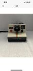 Vintage Polaroid Land Camera One Step Rainbow Stripe Instant With Strap