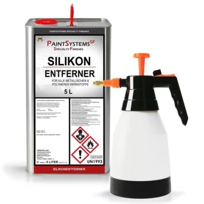 Silikonentferner 5 Liter  Reiniger vor Autolack lackieren + 1L Sprühflasche -Set - Bild 1 von 2