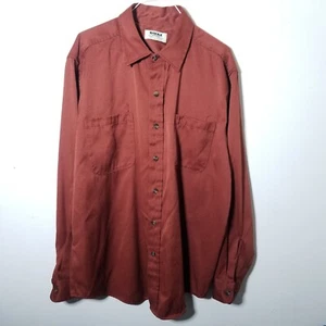 DUKE Haband Mens XXL (2XL, 18x32) Copper long sleeve 2 pocket casual shirt - Picture 1 of 6