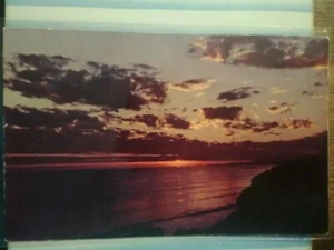 BEAUTIFUL EVENING POST CARD OCEAN SUNSET PACIFIC NORTHWEST - Picture 1 of 12