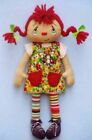 Cloth Folk Art Doll Pattern "Pippy Ann & Her Long Stockings" By Ginny Lettorale