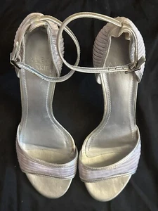Alex Marie Sized 8 women Shoes- Silver Heels. Worn 1x. - Picture 1 of 6