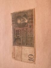 1924-1929 Germany  10 mark  banknote, 11992234