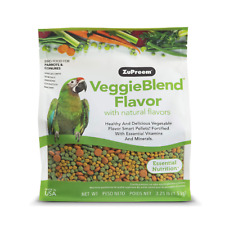 ZuPreem VeggieBlend 86030 Bird Food for Parrots and Conures 3.25lbs (1 Bag)