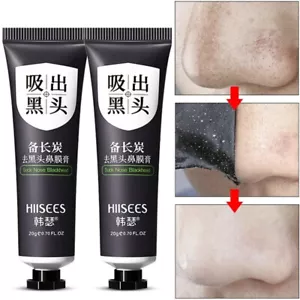 Blackhead Remover Mask Facial Shrink Pores Acne Black Head Removal Cream Nose Cl - Picture 1 of 6