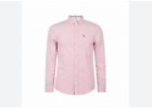 Jack Wills Oxford Long Sleeve Shirt Mens Pink Size Uk 2Xl Ref47
