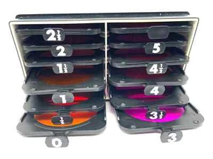 Ilford Filterset für Gradationswandelpapiere Grad 0-5 +roter… Rechteckig - Bild 1 von 1