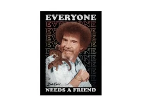 FRIEND MAGNET - BOB ROSS Decorative Refrigerator Fridge Magnet - 2.5"x3.5" - Picture 1 of 7