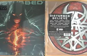 DISTURBED Divisive LP + Believe LP Pic Disc Vinyl - Picture 1 of 3