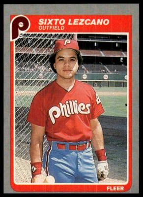 1985 Fleer #258 Sixto Lezcano - Image 1 of 2