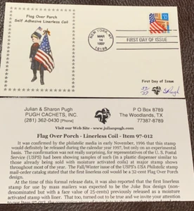#3133 Flag over Porch Pugh FDC - 57 of 57 Perfect!!! - Picture 1 of 3