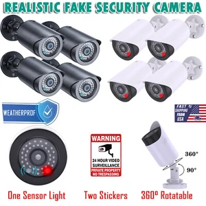Dummy Security CCTV Cameras Outdoor Fake Surveillance Security Cameras for House - Picture 1 of 28