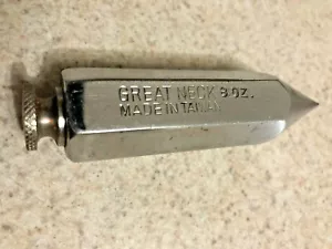 GREAT NECK PLUMB BOB 8 OZ. - Picture 1 of 8