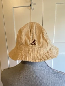 Bucket Hat Kangol Corduroy Bell Kids Medium Beige sku1 - Picture 1 of 7