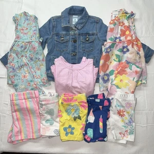 Lote de Carter’s Niñas Talla 2T Niño Ropa Pantalones Cortos, Camisas Jean Chaqueta Usada en Excelente Condición! - Imagen 1 de 6
