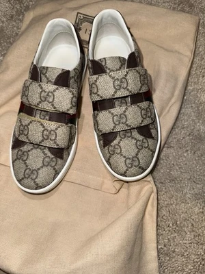 Gucci Kids Shoes Size 29 Authentic Designer Lightly Worn. Box Included - Image 1 of 4
