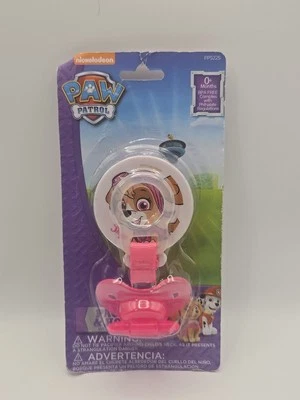 Soporte para chupete y chupete Paw Patrol Skye con anillo de silicona, ¡nuevo en paquete! Foto 1 de 2