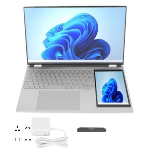 Double Screen Laptop 1920x1080 15.6 Inch IPS 1280x800 7 Inch IPS Touch Scre BST - Picture 1 of 42